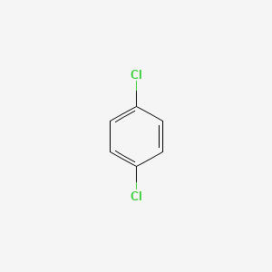 Chemical structure of 1,4-Dichlorobenzene
