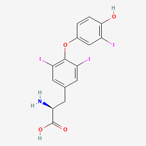 Chemical structure of Triiodothyronine