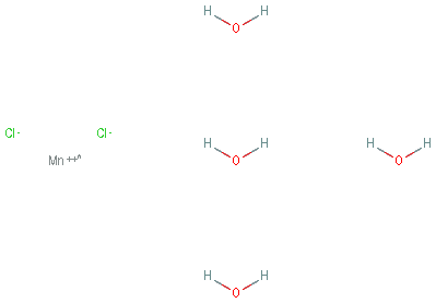 Chemical structure of Manganese chloride