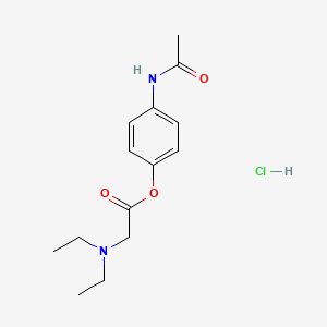 Chemical structure of Propacetamol hydrochloride