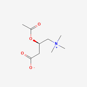 Chemical structure of C2 carnitine
