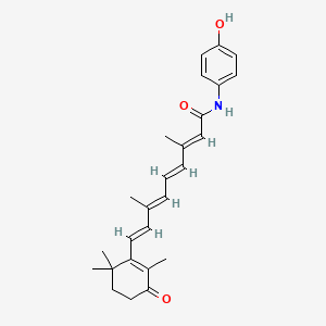 Chemical structure of 4-Oxofenretinide