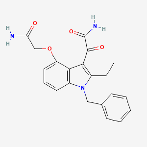 Chemical structure of hnps-PLA Inhibitor