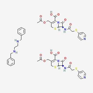 Chemical structure of Cephapirin Benzathine