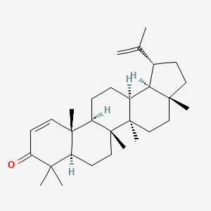Chemical structure of Glochidone