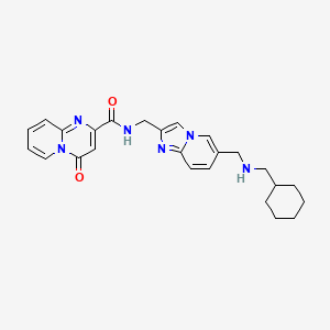 Chemical structure of STM2457