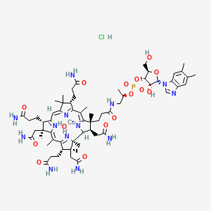 Chemical structure of HYDROXOCOBALAMIN HYDROCHLORIDE