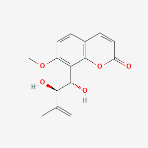 Chemical structure of Murrangatin