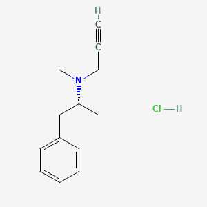 Chemical structure of Selegiline hydrochloride