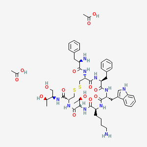 Chemical structure of Octreotide acetate