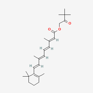 Chemical structure of Hydroxypinacolone Retinoate