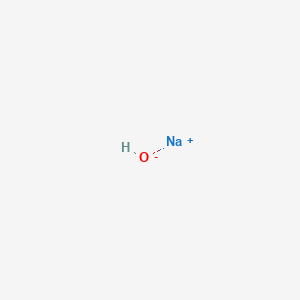 Chemical structure of Sodium hydroxide