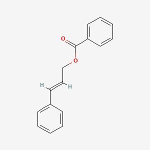 Chemical structure of Cinnamyl benzoate