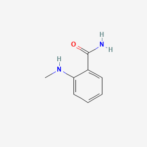 Chemical structure of 2-(Methylamino)benzamide