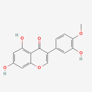 Chemical structure of PRATENSEIN