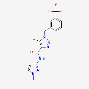 Chemical structure of SCD1 inhibitor-4