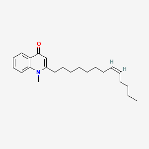 Chemical structure of Evocarpine