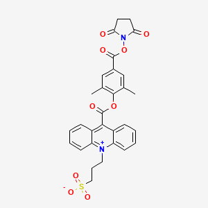 Chemical structure of NSP-DMAE-NHS