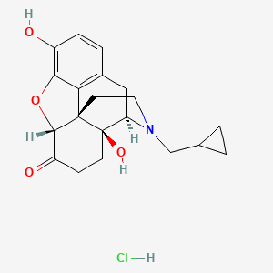 Chemical structure of Naltrexone Hydrochloride