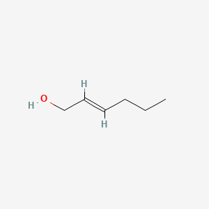 Chemical structure of 2-Hexen-1-ol