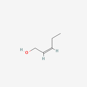 Chemical structure of cis-2-Penten-1-ol