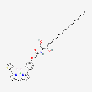 Chemical structure of Golgi-Tracker Red