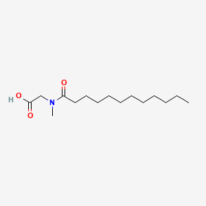 Chemical structure of Lauroylsarcosine