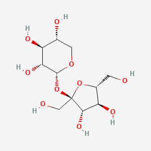 Chemical structure of α-D-Lactose monohydrate