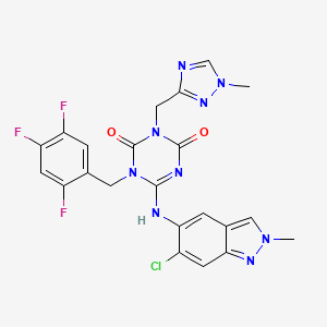 Chemical structure of Ensitrelvir
