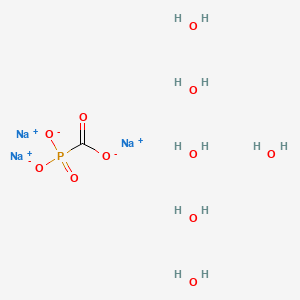 Chemical structure of Sodium phosphonatoformate hexahydrate