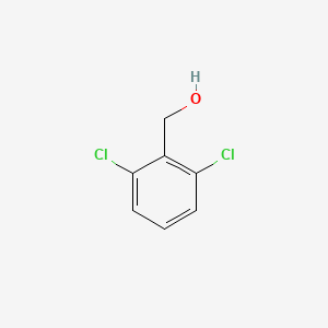 Chemical structure of 2,6-Dichlorobenzyl Alcohol