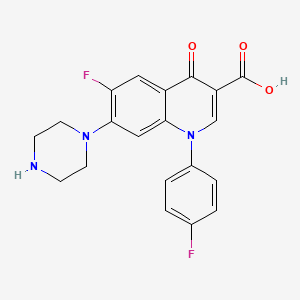 Chemical structure of Sarafloxacin