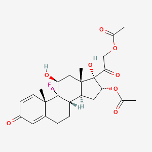Chemical structure of Triamcinolone Diacetate