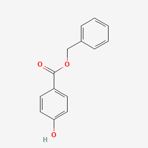 Chemical structure of Benzyl 4-hydroxybenzoate