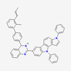 Chemical structure of NH2-PEG-NH2(M·W· 5000)