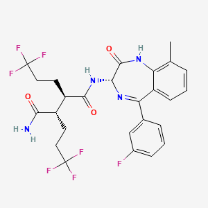 Chemical structure of Notch inhibitor 1