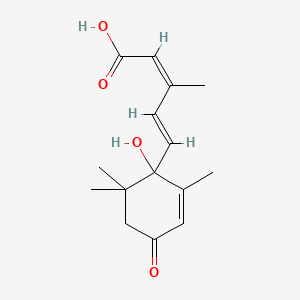 Chemical structure of (±)-Abscisic acid