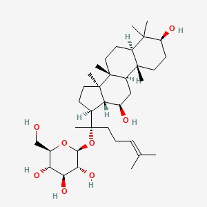 Chemical structure of Ginsenoside K