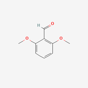 Chemical structure of 2,6-Dimethoxybenzaldehyde