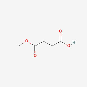 Chemical structure of monoMethyl succinate