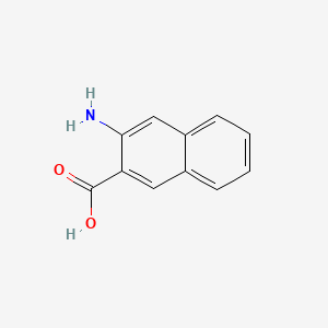 Chemical structure of 3-Amino-2-Naphthoic Acid