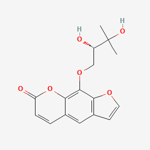 Chemical structure of (-)-Heraclenol