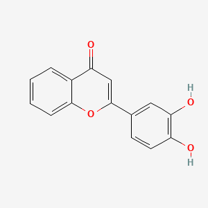 Chemical structure of 3,4-Dihydroxyflavone