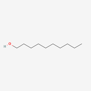 Chemical structure of 1-Decanol