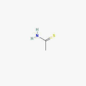 Chemical structure of Thioacetamide