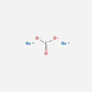 Chemical structure of Sodium carbonate