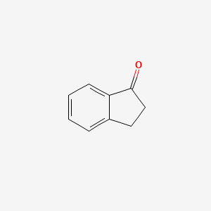 Chemical structure of 1-Indanone