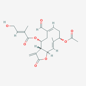 Chemical structure of Eupalinolide O