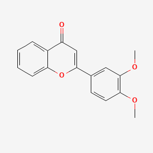 Chemical structure of 3',4'-Dimethoxyflavone