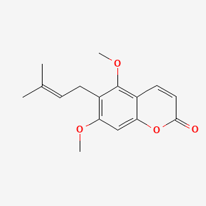 Chemical structure of Toddaculin